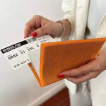 Portapasaporte Paprika Pvc Miami Naranja - Amarillo